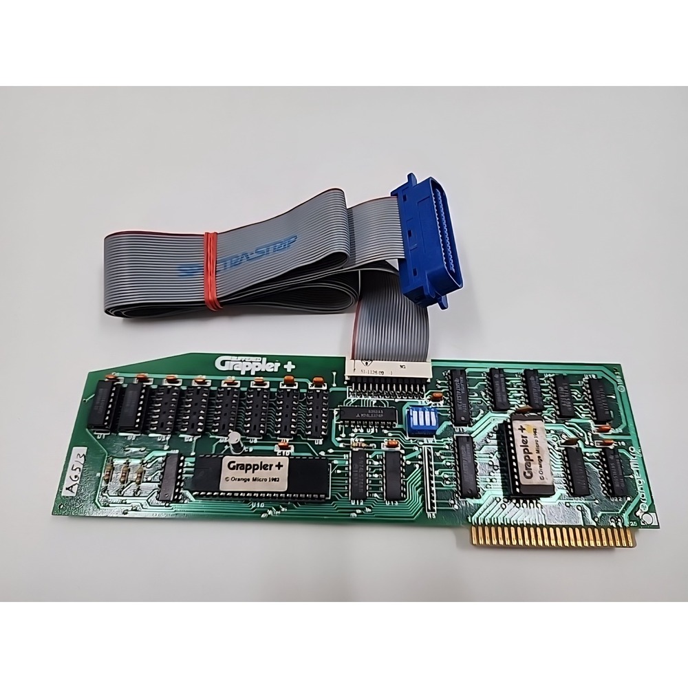 Orange Micro Buffered Grappler+ Apple II Parallel Printer Interface Card Cable